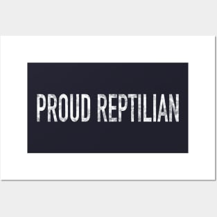 Proud Reptilian Posters and Art